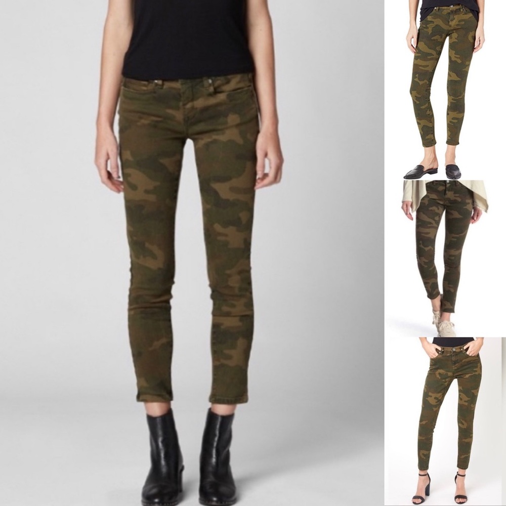 NWOT BLANKNYC The Reade crop camoflouge jean